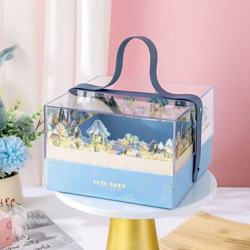 Scatola Regalo Acrilica Cartone Animato per Bambini - Perfetta per Compleanni, Matrimoni e Bomboniere.