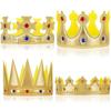 1Pc Kids Birthday Crown Children Party Cloth Headband Girls Christmas Elastic Photoshoot Props Baby One Year Old Photography New