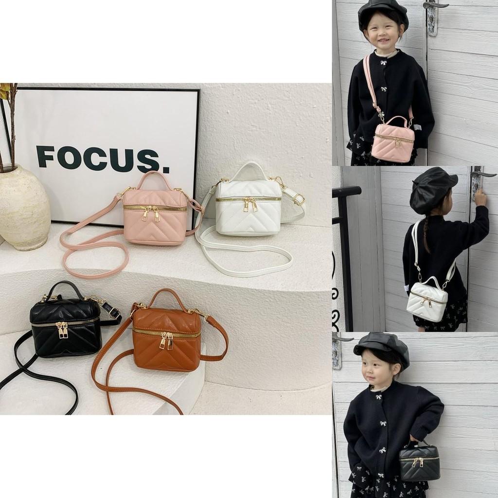 Stylish Korean Minimalist Princess Single Shoulder Bag For Kids In Trendy Colors