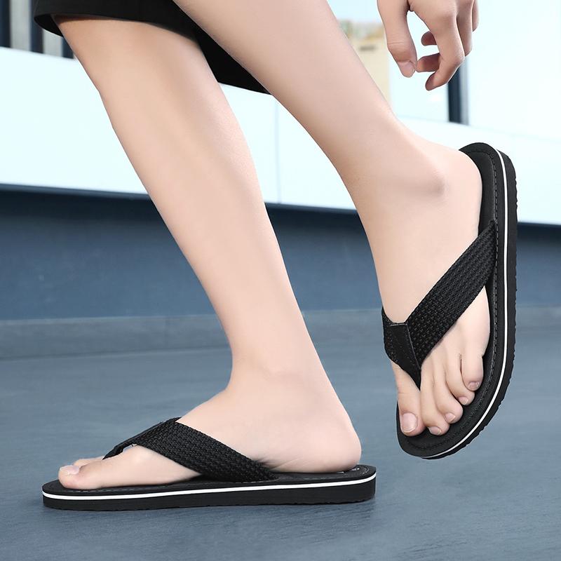 New Men's Slippers Outdoor Flip-flops Popular Sandals Soft Sole Non-slip EVA Beach Seaside Leisure High Quality Men's Flip-flops