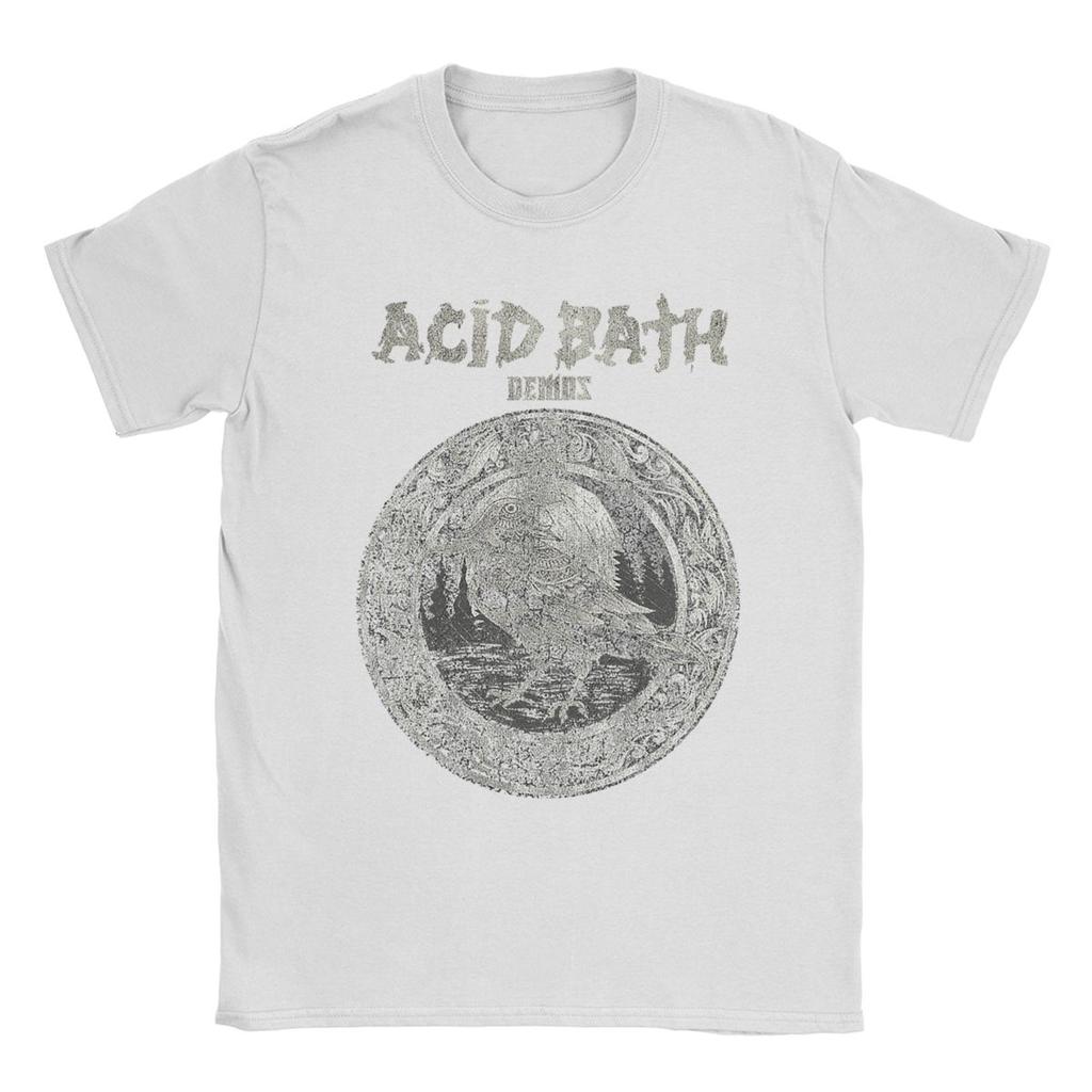 Men's T-Shirts Acid Bath Hipster Pure Cotton Tee Shirt Short Sleeve T Shirts Round Collar Clothing Summer