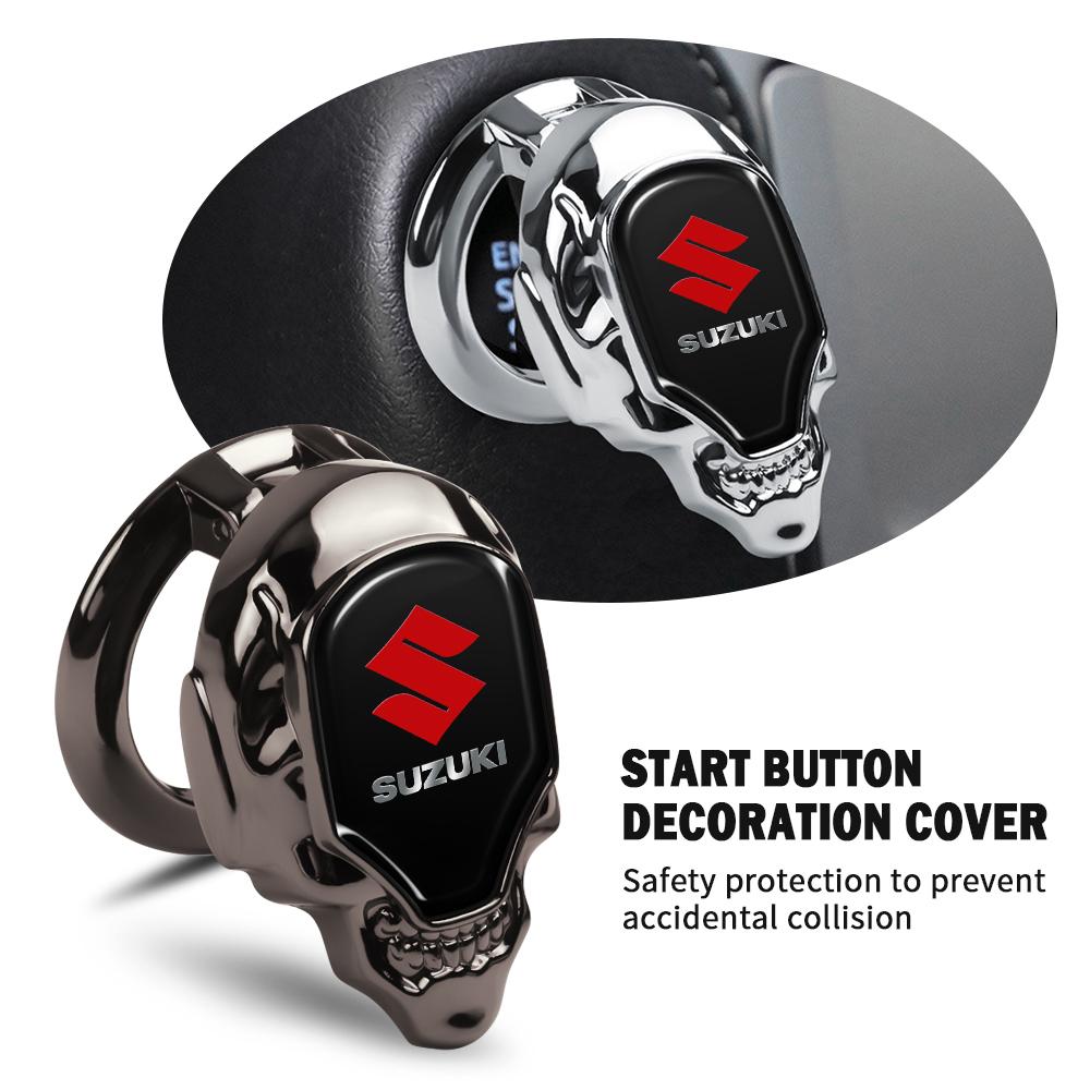 Car Engine Ignition Start Switch Protective Cover Sticker for Suzuki Grand Vitara Baleno SX4 Swift Jimny IGNIS ALTO Samurai GSX
