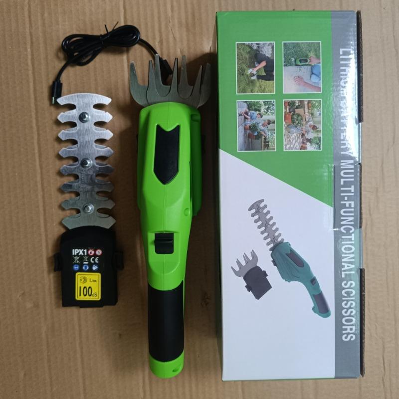 

Электрический кусторез Маленький бытовой Газонокосилка Садоводство Аккумуляторные секаторы