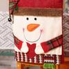 Christmas Cartoon Santa Chair Cover Set
