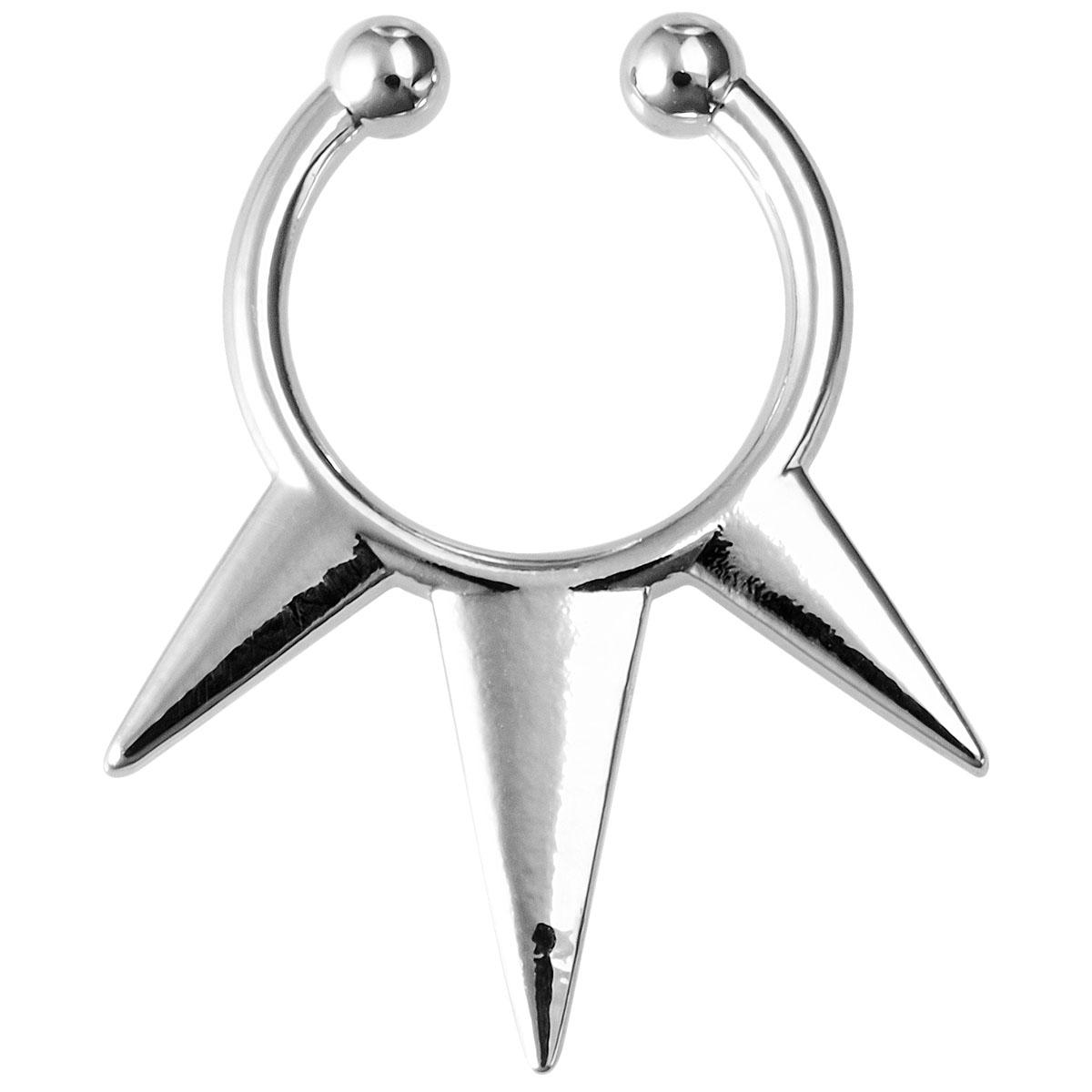 

1-3pcs Fake Clip on Nose Rings Hoop Septum Non Piercing Nose Cuff Stainless Steel Horseshoe Punk for Men Women Body Jewelry Nose Rings & Studs&Face
