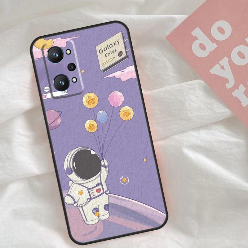 Star Astronaut Cute Case For Realme C75 C63 C61 C65 C67 C55 C51 C53 C35 C71 15 11 12 13 14 Pro Plus GT6 GT7 Pro