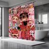 Anime Toilet B-Bound H-Hanako Kun Shower Curtain - Water-Repellent And Leak-Resistant, Mold And Mildew Resistant For