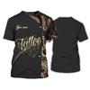 T-shirt Pour Homme Drôle Tatouage Harajuku Streetwear Loisirs Col O Oversize Manches Courtes Hauts Tendance Mode Nom Impression Personnalisée T-shirts