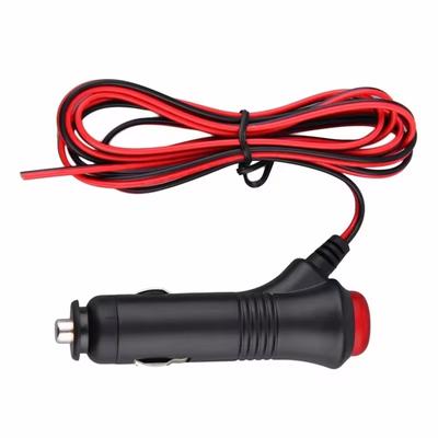 12V 24V Auto Motorrad Zigarettenanzünder Stecker Stecker 20A Stromkabel mit Schalter Ladegerät Adapter Autozubehör