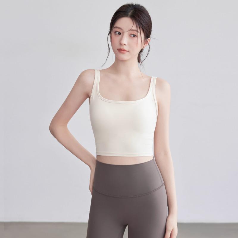 2025 Women's Autumn/Winter Camisole with Built-in Chest Pads & Back Support for Running, Fitness, Yoga, & Outerwear