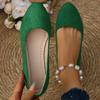 Fashion Women Candy Color Flats Comfortable Sneakers Women Ballet Slip on Flat Boat Shoes Ladies Outdoor Fashion Wedding Shoes Woman