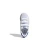Adidas Originals Cf C Breathable Low top Skateboard Shoes White Blue Children Aged 3 7 Years Old FX7169