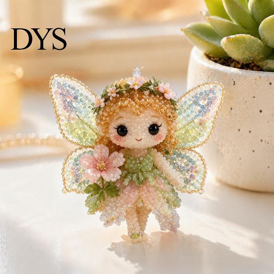 Set per Perline Principianti 1 Animale di Perline 3D Kit Fai da Te, Kit di Artigianato Artistico con Istruzioni, Insetto Uccello Fata Fatto a Mano per Bambini Adulti Principianti Decorazione