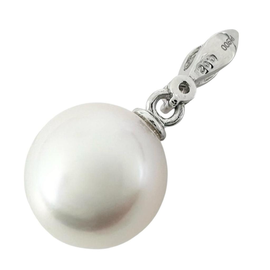 Pendant top Silver Women Pearl used