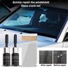 Quick Windshield Crack Kit  Includes Liquid Sealant  Scraper  And Curing Film; A Multi-functional Car Glass Crack Kit.3ml