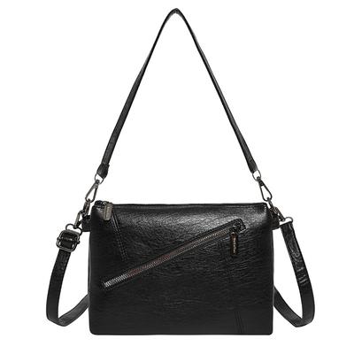 Lässige Damenhandtasche Pendler Kleine quadratische Tasche Handheld Schulter Umhängetasche