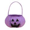 Halloween Pumpkin Candy Bag for Kids Reusable Non-Woven Trick or Treat Bucket Pumpkin