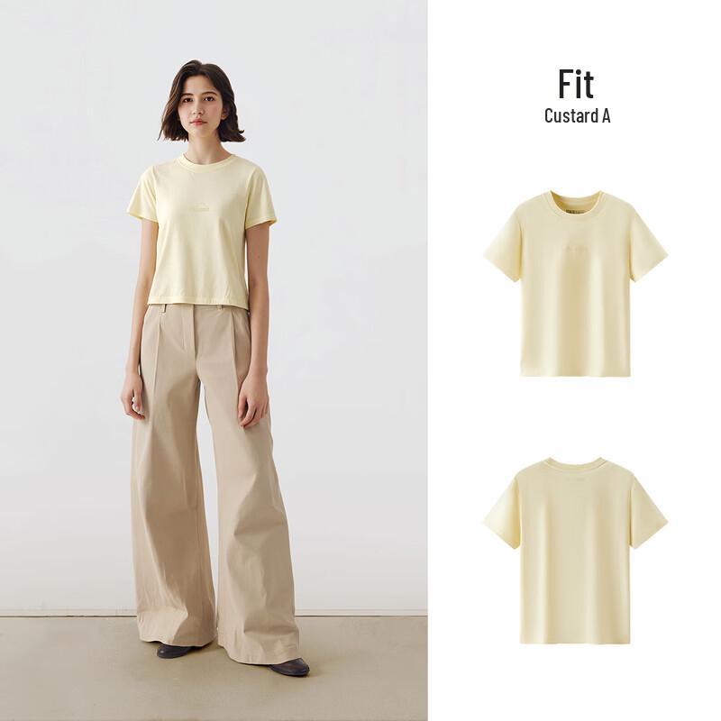 Semir Women's Soft Letter Print Short Sleeve T-Shirt