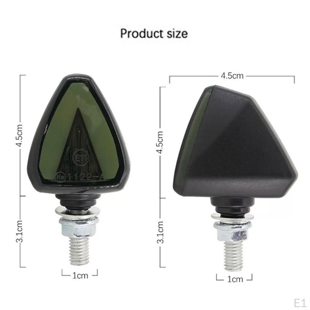 1 Pair Motorcycle Indicators Lights Blinker Turn Lamp