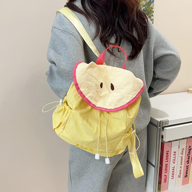 Niche Design Backpack Bag Fruit College Style Girl Personality Simple Large Capacity Student Backpack