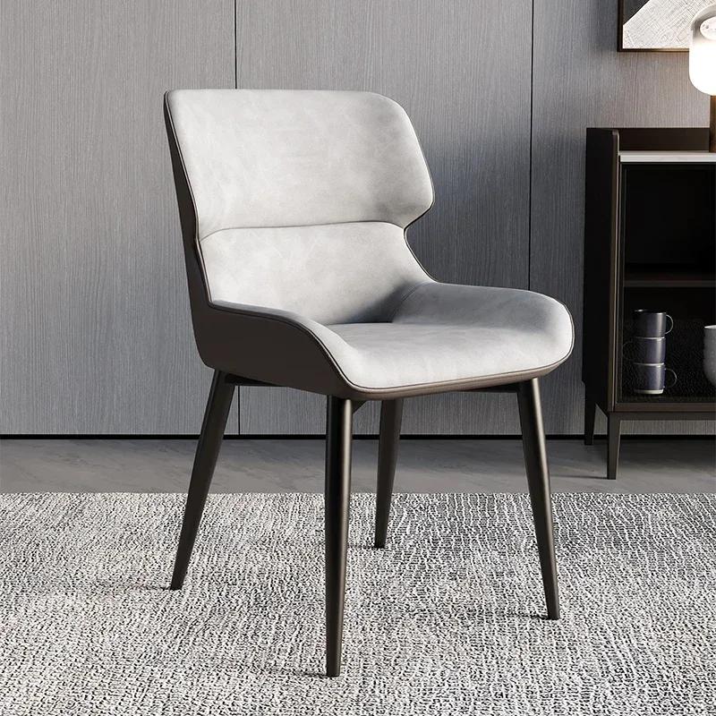 Designer Dining Chair Light Luxury Household Furniture Modern Minimalist Backrest Seat Lounge Chair Luxury Dining Room