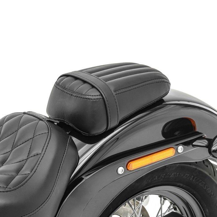 Passagerarsadel Set kompatibel med Harley Davidson Softail Standard 20-25 och fotpinnar med Fäste Craftride FS1 + Sissy Bar