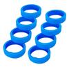 8PCS Luggage Suitcase Wheels Cover Silicone Noise Reducing Luggage Wheels Protector Cover