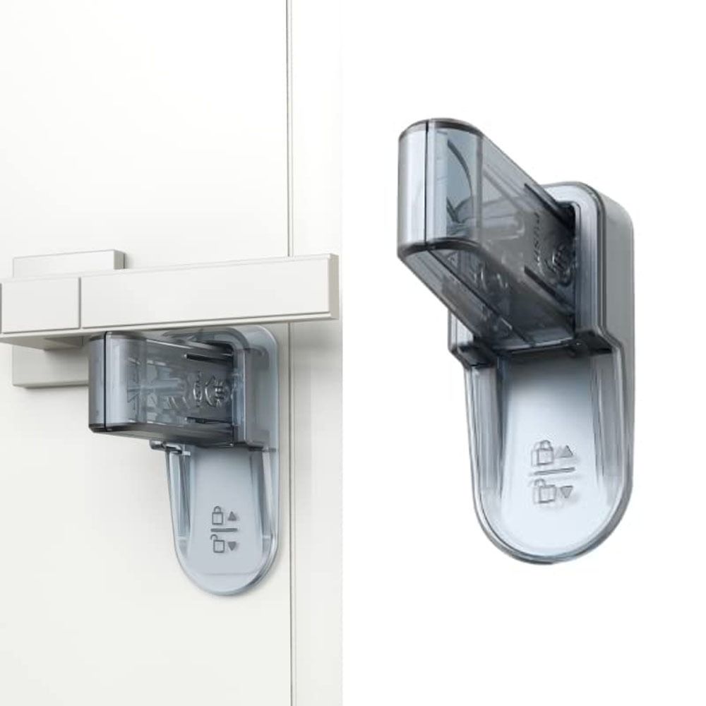 Self Adhesive Safety Door Handle Locks Child Proof Door Lever Lock Baby Protection Locks for Baby