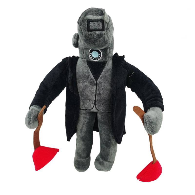 

Туалет Скибиди Плюшевая игрушка Монитор Космонавт Мягкая кукла Pp Подарок Хлопок чёрный