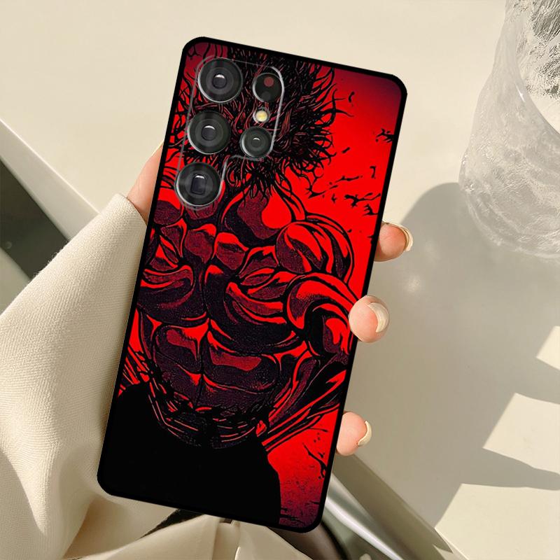 BAKI Hanma Yujiro Anime For Samsung Galaxy S22 Ultra S21 S20 FE S8 S9 S10 Note 10 Plus Note 20 Ultra Phone Case