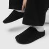 Big Size 38-46 Slides Sandals Men Open Back Casual Shoes Mules Suede Leather Backless Loafers Slippers Half Shoes Slip On Flats