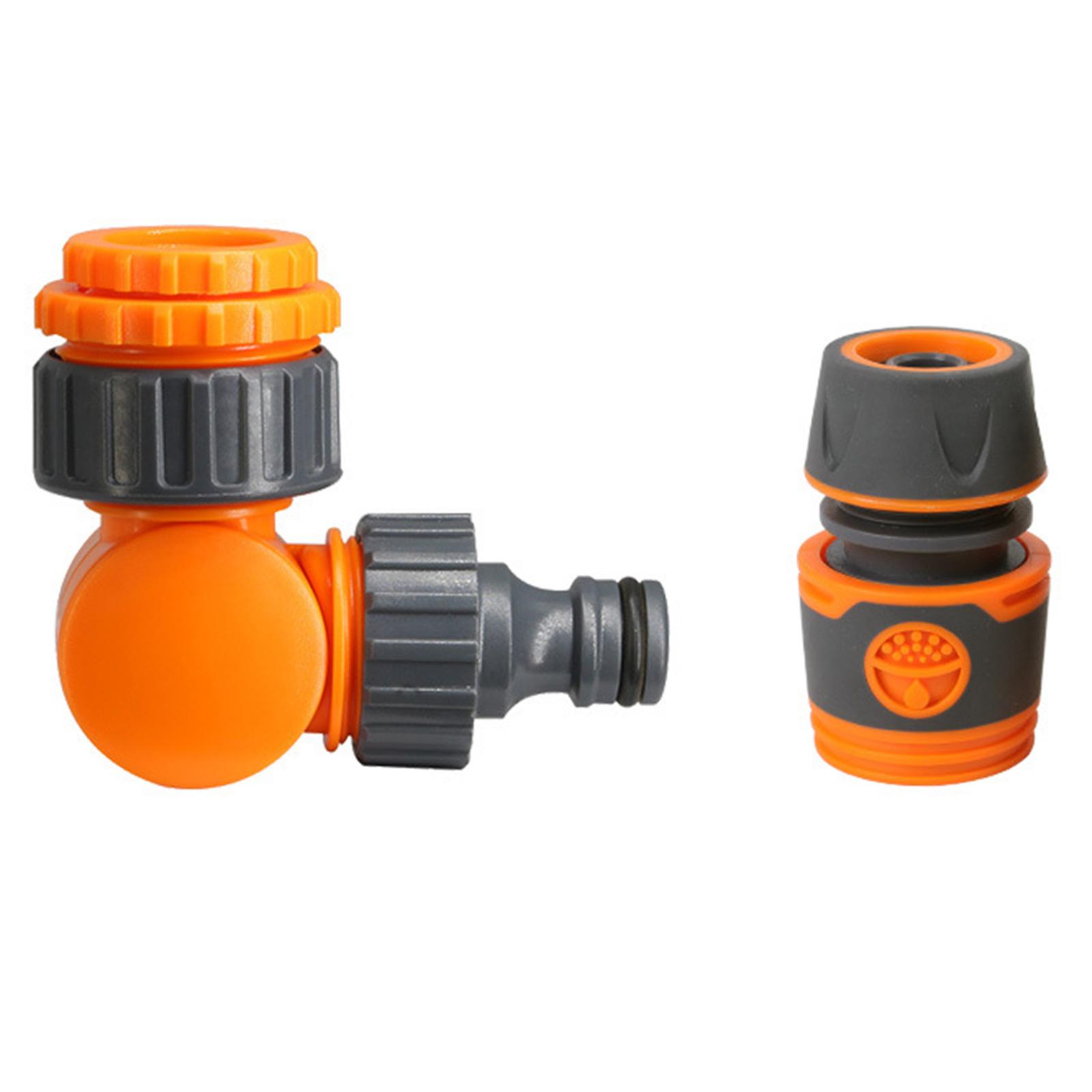 

Пластиковый быстросъемный адаптер для быстрого соединения шланга для тележки-катушки для шланга, полива, орошения, эффективного ухода за садом B