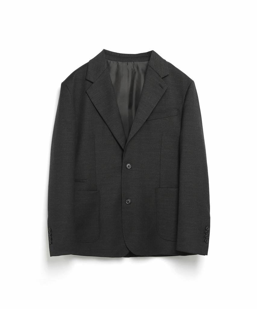 STCO Haus Italy Wool Jacket Charcoal Gray (Semi-Oversized Fit)_Csjuc12Hsc