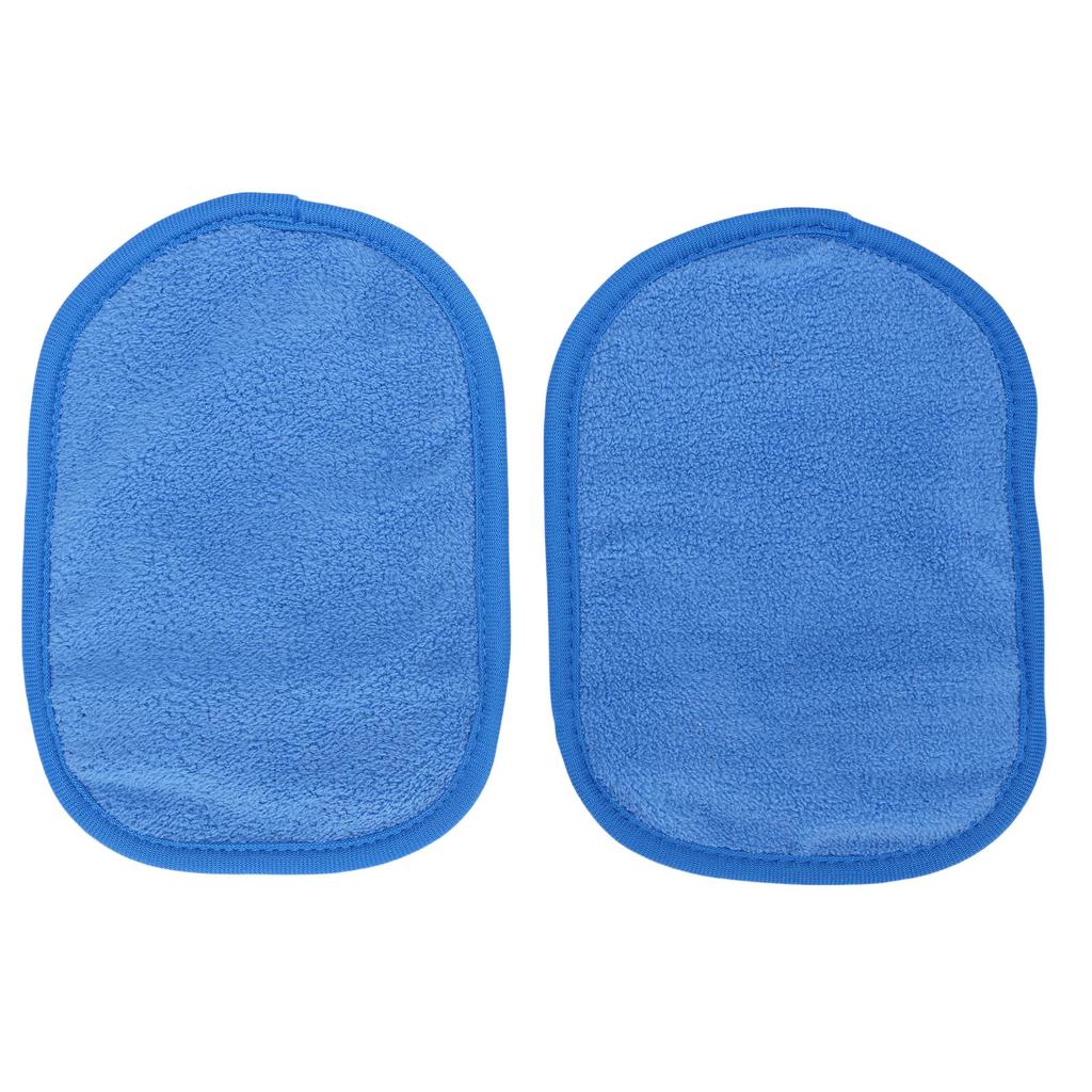 2 Pcs Sand Wipe Off Mitts Large Size   Mesh Fabric Beach Sand Remover Cleaner Vacation   for Sandboxes