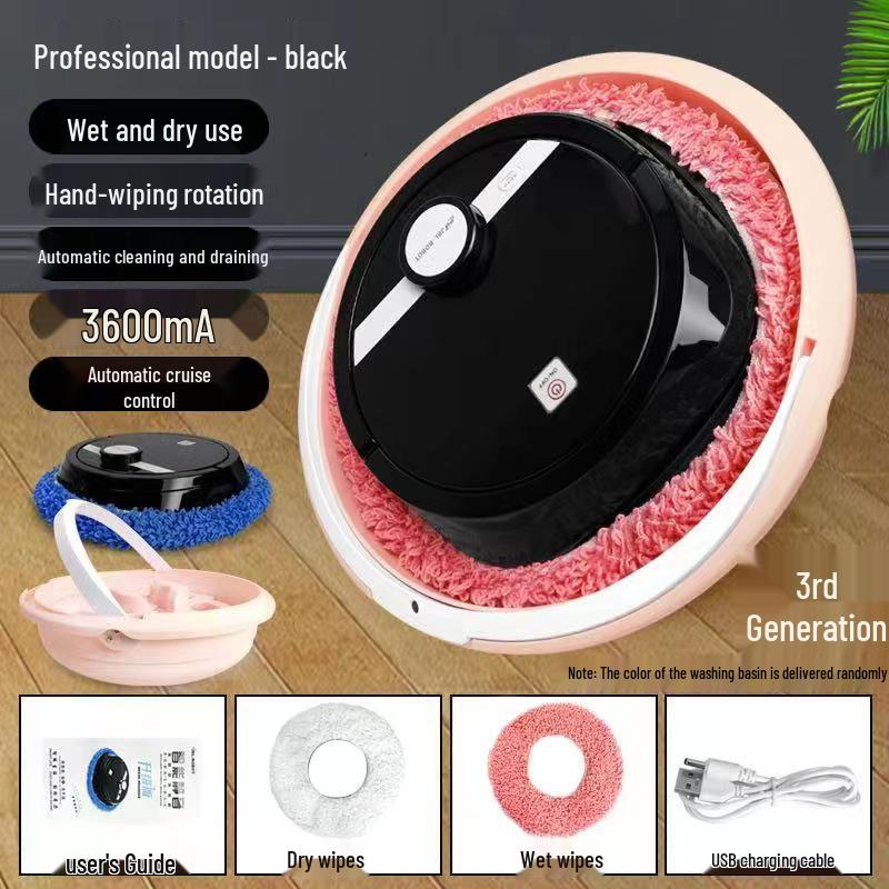 Intelligent Dual-Purpose Mopping Robot: Wet/Dry Cleaning with USB Charging