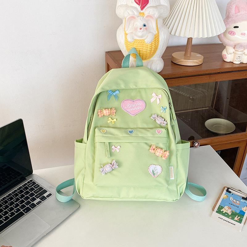 Neuer Original Hausgemachter Handgefertigter Rucksack Niedlicher Rucksack für Studenten und Schüler Lässiger Rucksack mit Großer Kapazität