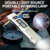 Bærbar lommelykt 1000 lumen USB oppladbar taktisk lommelykt vanntett LED COB arbeidslys for camping nødsituasjon husholdningsbruk