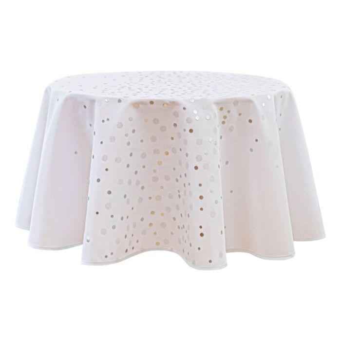 Tischdecke fleckabweisend bedruckt "Stella" rund 160 cm