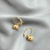 New Korean Version of Simple Ball Earrings, Niche High-end Cold Wind, Personality, Versatile and Fresh Earrings