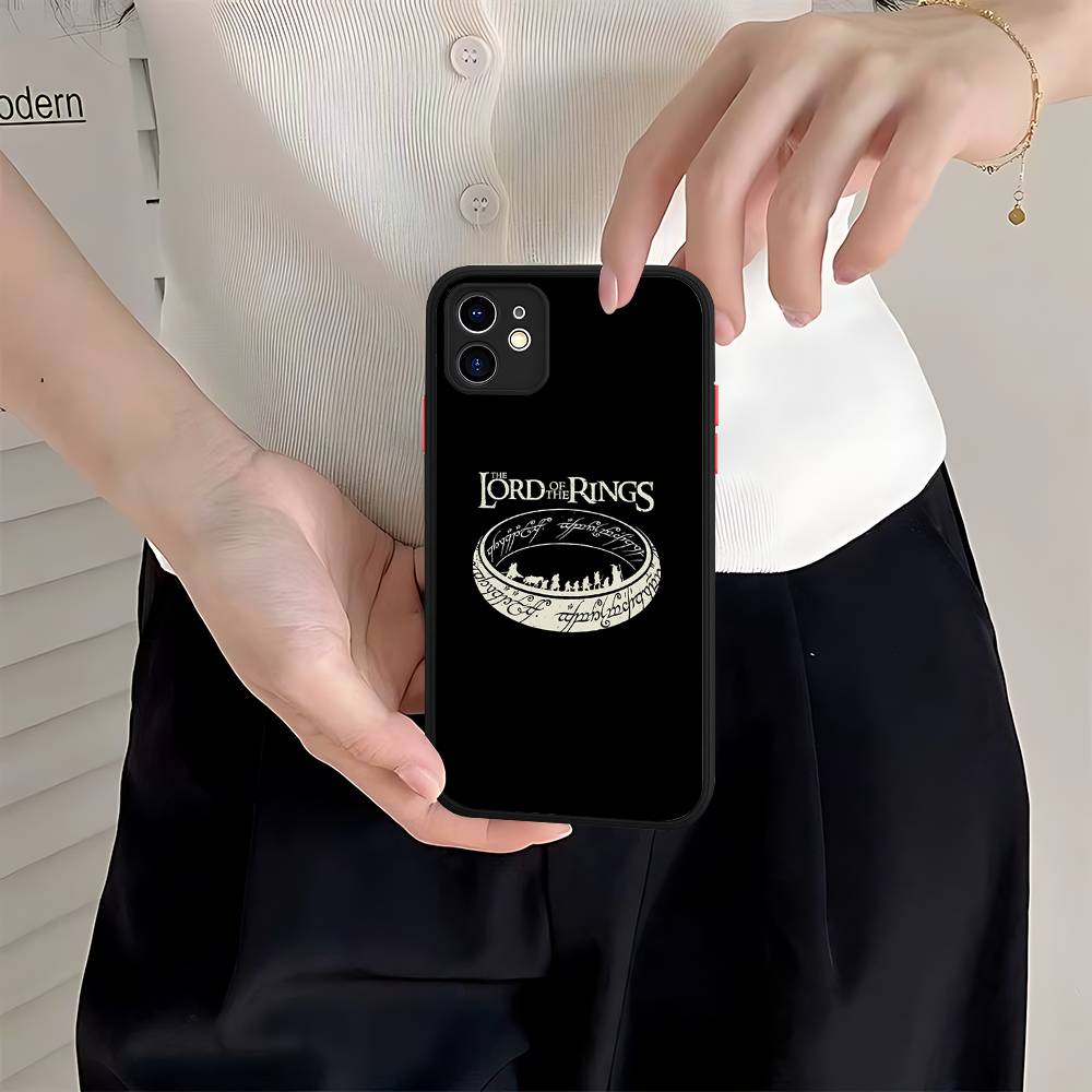 The Lord Of The R-Rings Phone Case For IPhone 16e 16 15 14 13 12 11 Pro Max X XS MAX Plus Spuerstar Matte Cover