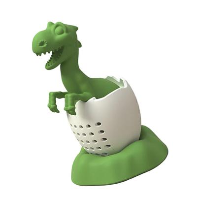 Tea Infuser Silicone Dinosaur Shape Strainer Loose Leaf Herb Spice Filter Teaware Sieve Strainers Tools Kitchen Supplies