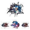 Sonic The Hedgehog Wall Sticker Cartoon Decor For Kids Bedroom Wall Art