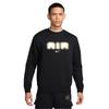 Mens Air Crew Neck Relaxed Fit Long-Sleeved Sweatshirt