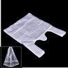 55Pcs 24*32Cm Plastic T-Shirt Retail Shopping Supermarket Bags Handles Packaging,