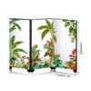 Design Cinese Stile Medio Antico Fiore Uccello Inchiostro Bambù Paravento Decorazione da Scrivania Tavolino Soggiorno Decor