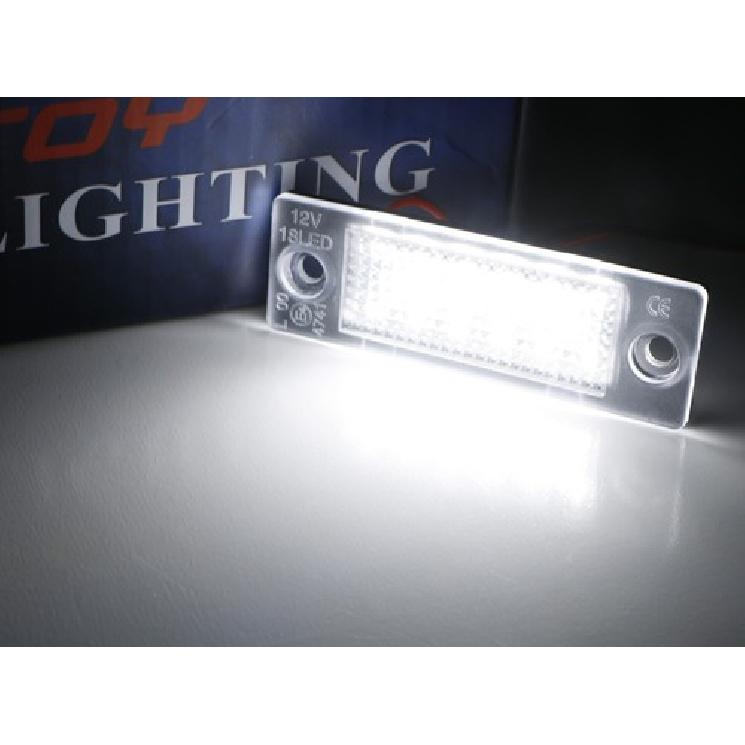 18-SMD White LED License Plate Lights For Volkswagen 2001-05 Passat, 05-10 Jetta