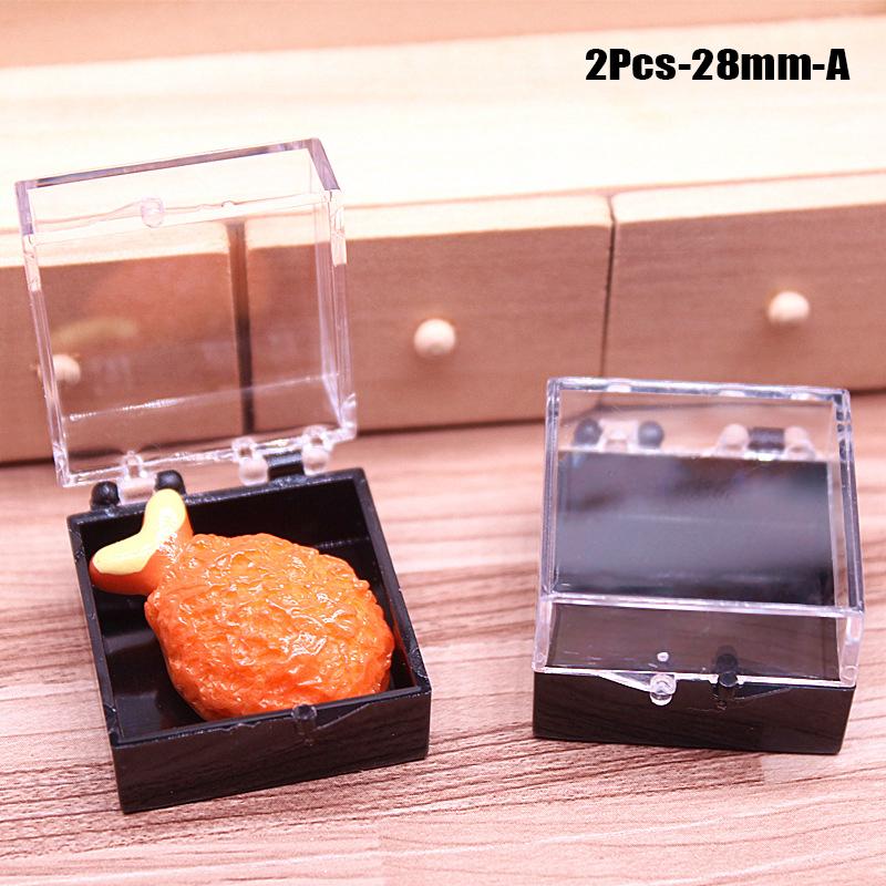 1:12 1Box Dollhouse Miniature Doughnuts Cake Dessert Model Miniature Food Scene Model DIY Doll House Decor Accessories