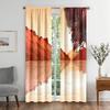 Vivid Colors Nature Landscape View SkyPrinting Room Darkening Window Area Curtain Living Living Space Bedrooms Bathing Room Kitchen Doorways Cabinet