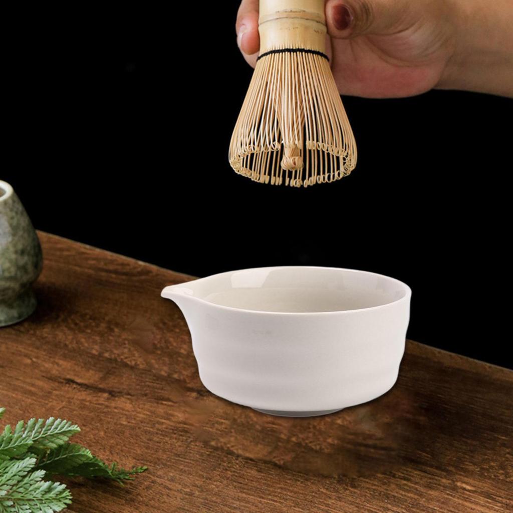 Matcha Bowl Accessories Decoration Porcelain Ornament Tea Cup for Kitchen Dining Room