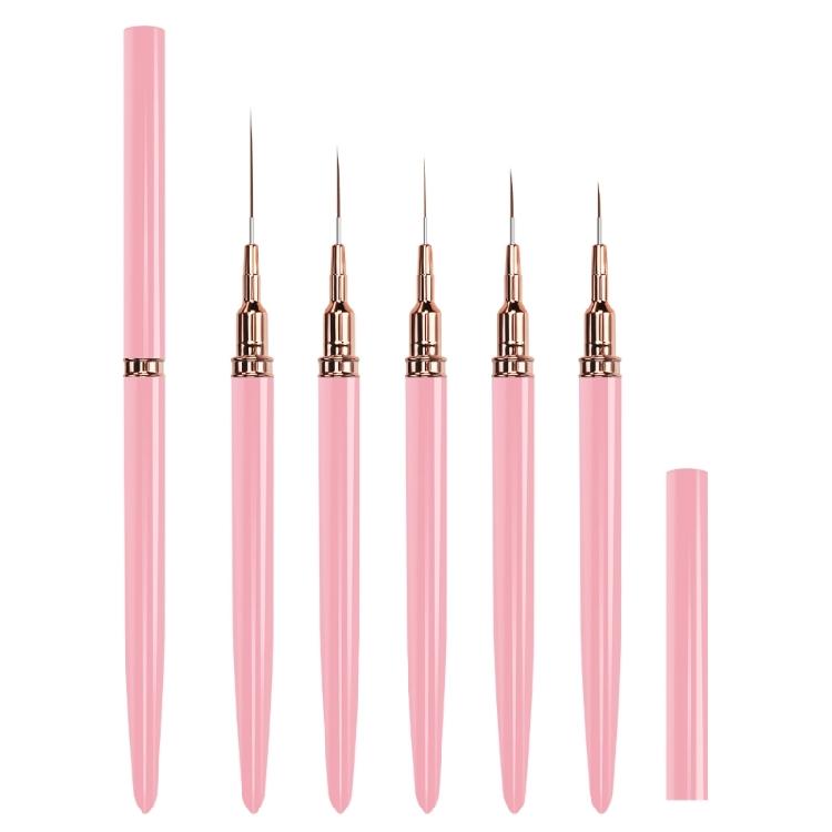 Precise Nail Design Nail Art Painting Brush With Comfort Grip Handles Ideal For Intricate Patterns And Fine Lines